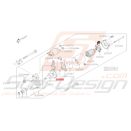 Rondelle Butée Pignon Origine Subaru BRZ 2013-201939599