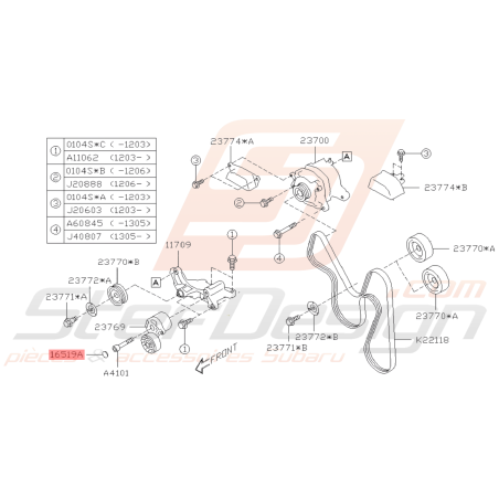 Capuchon Origine Subaru BRZ 2013 - 201939602