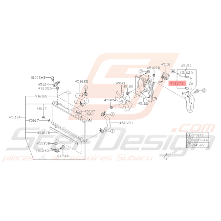 Bouchon de vase d'expansion Origine Subaru WRX STI 01-14 BRZ 13-1939610