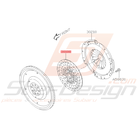 Disque d'embrayage Origine Subaru BRZ / Toyota GT8639618