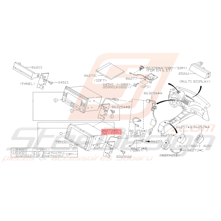 Cordon Adaptateur Origine Subaru WRX STI 2008 - 200939870