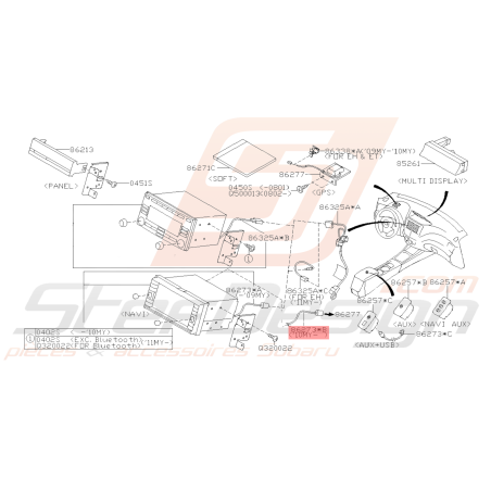 Cordon Adaptateur Origine Subaru WRX STI 2010 - 201439872