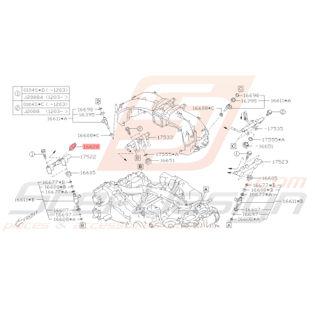 Capteur Pression de Carburant Origine Subaru BRZ 2017 - 201940416