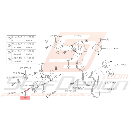 Vis Origine Subaru BRZ 2013 - 201940420