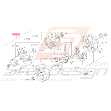 Alternateur Origine Subaru BRZ 2013 - 201940433