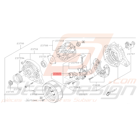 Régulateur d'Alternateur Origine Subaru BRZ 2013 - 201940438