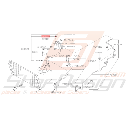 Capuchon Origine Subaru BRZ 2016 - 201941401