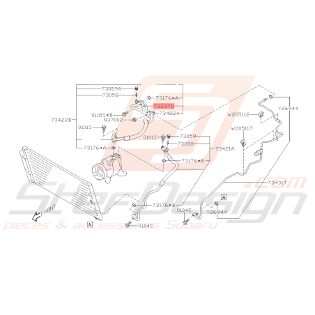 Garniture Origine Subaru BRZ 2013 - 201941407