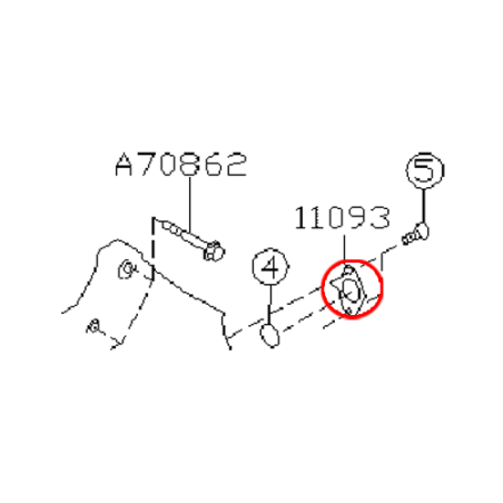 Couvercle d'accès axe piston bas moteur